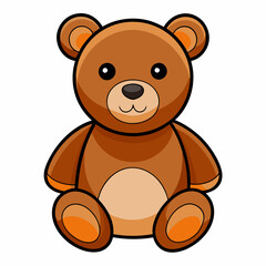 Obraz premium Teddy bear, vector