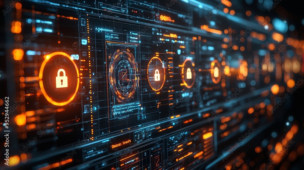 Poster Secure Digital Dashboard Showcasing Document Audit Trails and Compliance Status
