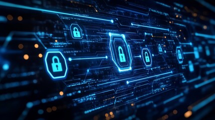 Obraz premium Secure Digital Dashboard Showcasing Document Audit Trails and Compliance Status