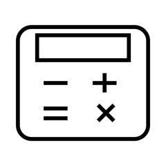 Fototapeta premium black and white calculator