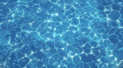 Fototapeta premium Rippling Blue Water Texture.
