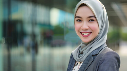 smiling young Malaysian cute business woman,dressd suits