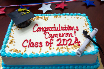 High school graduation cake Cameron