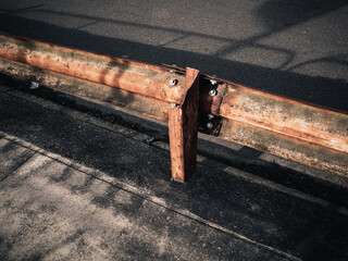 Rusty guard rail
