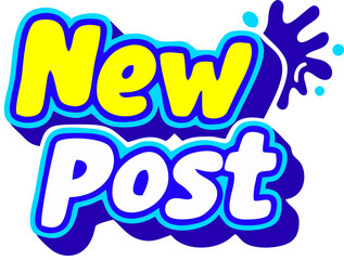 New Post Sticker banner 