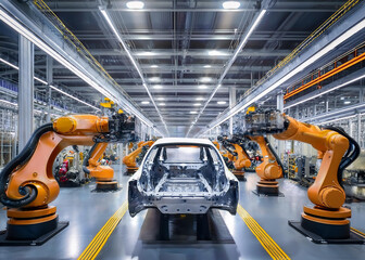 自動車製造工場