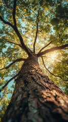 Naklejka premium tree in the forest