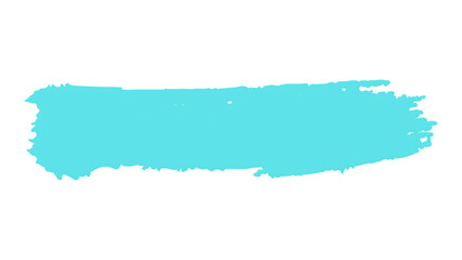 Stroke of Paint Isolated on Transparent Background