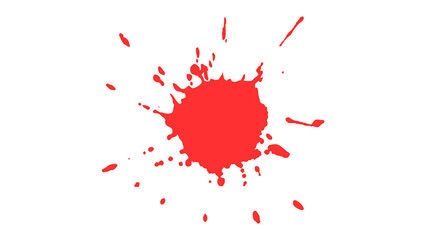 Stroke of Paint Isolated on Transparent Background