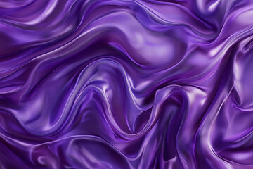Fototapeta premium Intertwined Swirls of Violet Silk on Acrylic: Luxurious Textile Designs