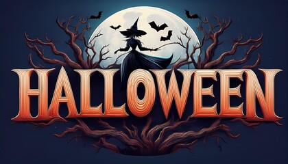 halloween background with bats