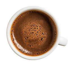 Coffee object  isolated on transparent png. 