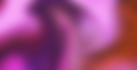 abstract purple gradient background colors with noise effect Grain  wallpaper Grainy noisy textured blurry texture Digital noise gradient. Nostalgia, vintage 70s, 80s style.