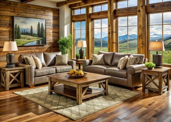 farmhouse furniture colorado rustic