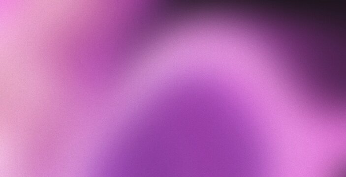 abstract purple gradient background colors with noise effect Grain  wallpaper Grainy noisy textured blurry texture Digital noise gradient. Nostalgia, vintage 70s, 80s style.