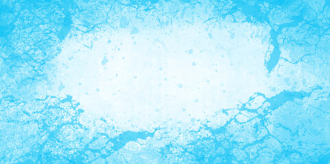 Modern light and bright watercolor grungy texture of cyan pattern floor with imitation of design background, luxury cyan grungy watercolor perfect concept color hand painted abstract background.