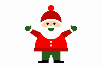 Christmas Santa Claus vector art illustration