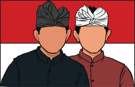 illustration of bali candidate in regional elections