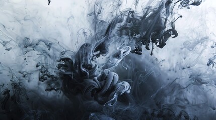 ink pattern in water wallpaper