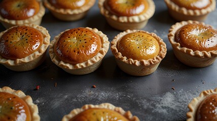 Meat pie backgrounds dessert pattern.