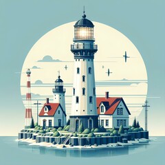 Light house architecture lighthouse landscape.