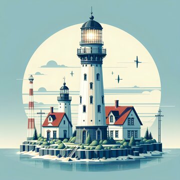 Light house architecture lighthouse landscape.