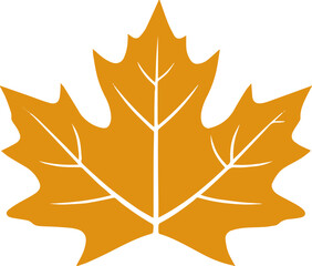 Obraz premium 단풍나무 잎 아이콘, 가을과 자연을 상징하는 이미지