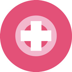 Obraz premium 응급의료와 헬스케어, 의료 서비스를 나타내는 플러스 아이콘