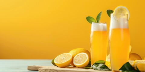Refreshing Lemon Beer Shandy Drink Ideal for Cooling Sips