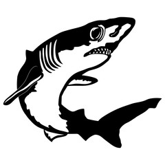 Obraz premium Crocodile Shark