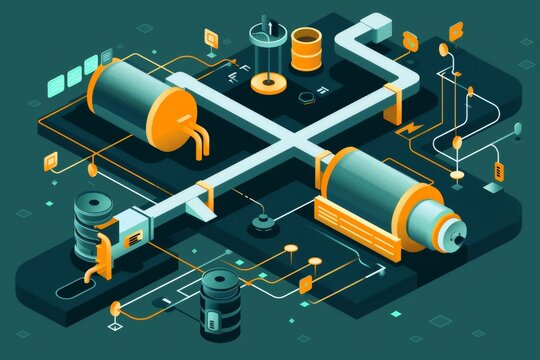 Illustrate the data flow process of Apache Flume: a source component capturing data from a log file, depicted as a log file icon feeding into a pipeline