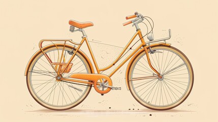 Fototapeta premium vintage bicycle illustration