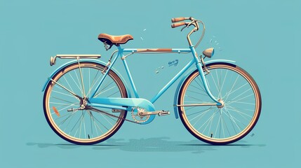 Fototapeta premium vintage bicycle illustration