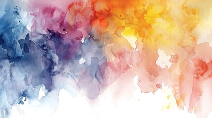 Fototapeta premium Watercolour pattern wallpaper