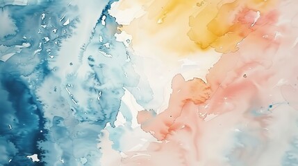 Watercolour pattern wallpaper
