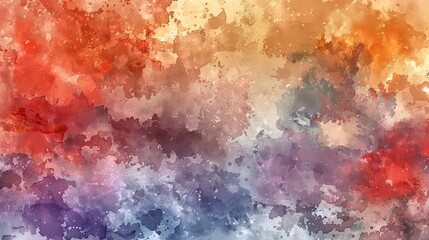 Fototapeta premium Watercolour pattern wallpaper