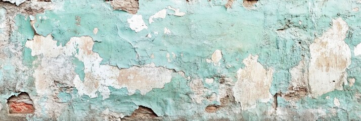 Fototapeta premium old damaged colorful painted wall background