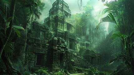 Obraz premium ancient ruines wallpaper