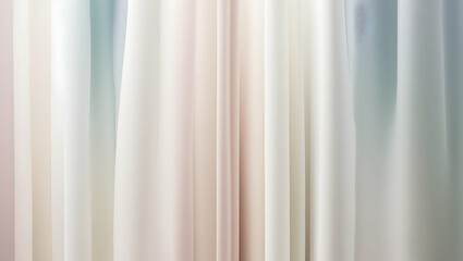 Fototapeta premium Ombre Silk Fabric: A soft and elegant ombre silk fabric in a pastel blue to pink gradient, creating a beautiful and luxurious background for your designs. The silk is draped in a gentle wave, creatin