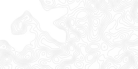 Vector topo map seamless wave topography map pattern camping grid cartography diagram black and white geometric carve wave line. abstract landscape topography line map wavy texture design background.