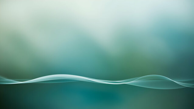 Abstract Teal Wave Background: Smooth, flowing lines in a calming teal hue create a serene and sophisticated backdrop for your designs. Perfect for showcasing products, websites, or presentations.
