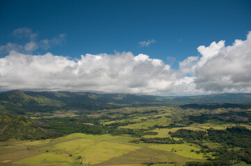 Fototapeta premium Kauai Hawaii from the Air