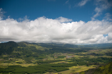 Obraz premium Kauai Hawaii from the Air