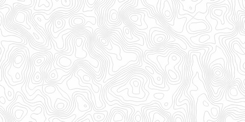 Vector topo map seamless wave topography map pattern camping grid cartography diagram black and white geometric carve wave line. abstract landscape topography line map wavy texture design background.