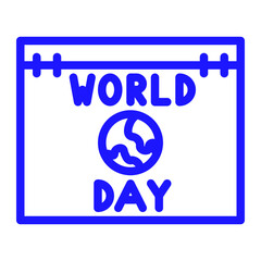 world day in colour icon -ecology, nature, environment, eco, background, green, environmental, earth, planet