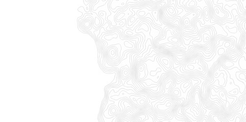 Vector topo map seamless wave topography map pattern camping grid cartography diagram black and white geometric carve wave line. abstract landscape topography line map wavy texture design background.