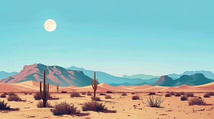 Desert pattern wallpaper