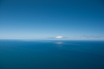 Na Pali Coast in Kauai Hawaii from the Air