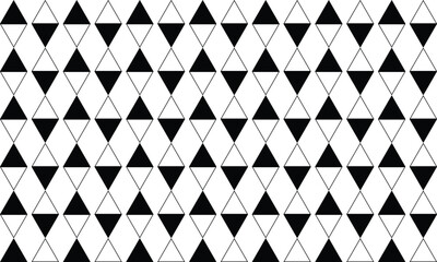 Triangle black lines pattern seamless
