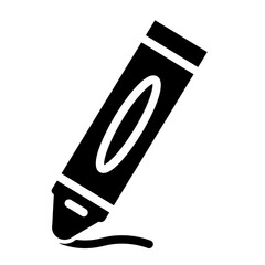 colored pencils in glyph icon style 
-education, drawing, background, school, child, learning, children, kid, pencil, art